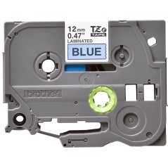 Brother TZE531 12MM BLACK ON BLUE TAPE